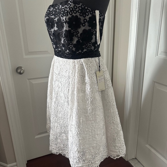 Frascara strapless cocktail dress with jacket - Picture 2 of 12